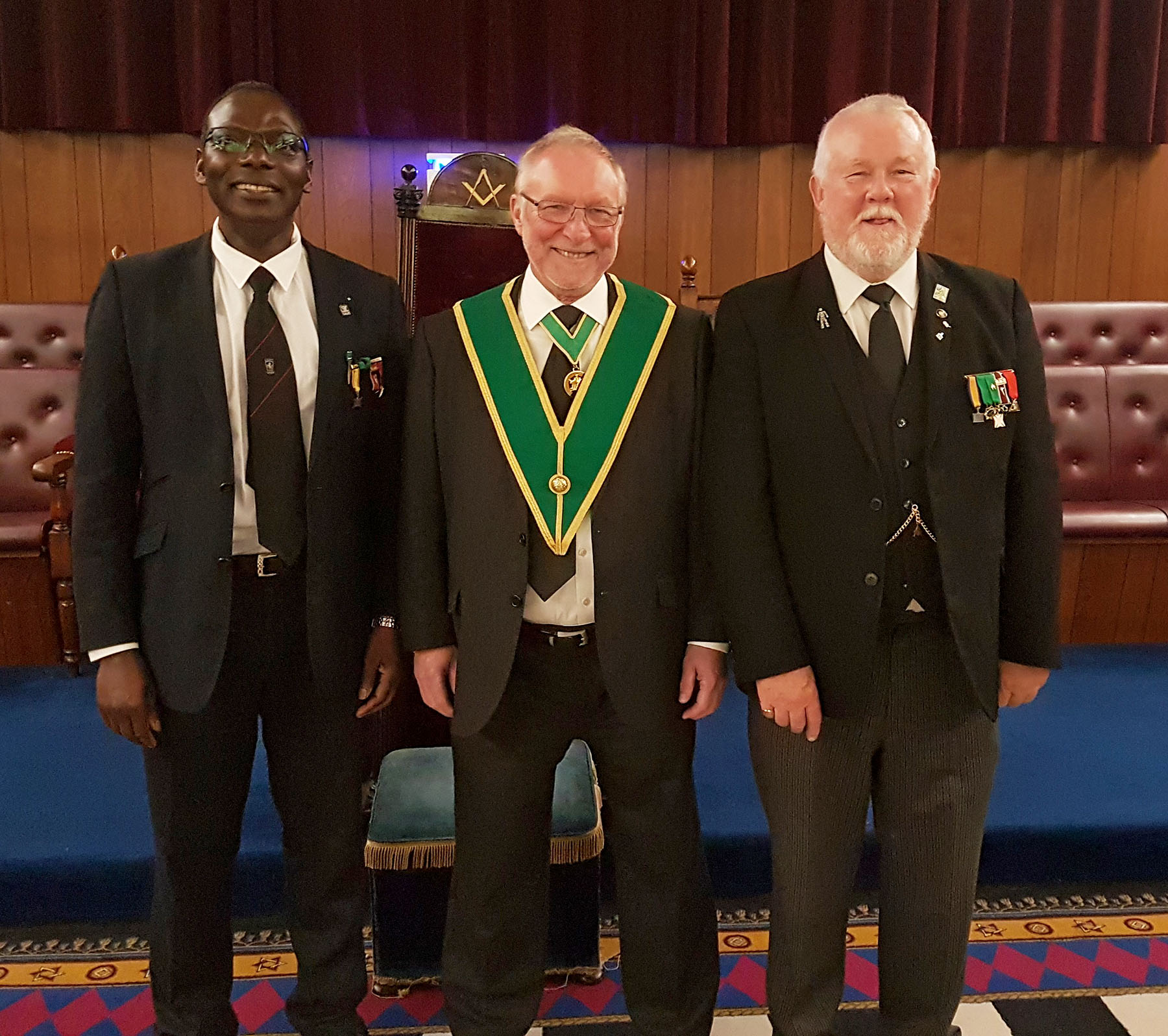Our District Grand Prefect and District Grand Secretary visit the District of East Lancs