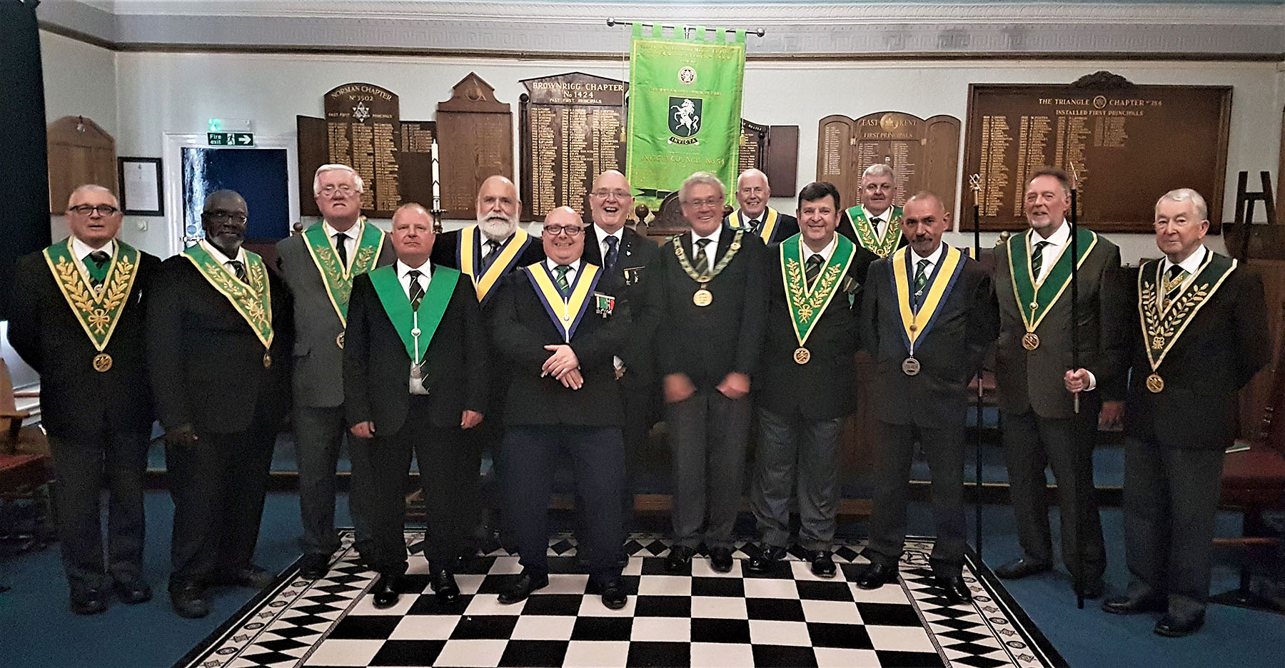 The District Grand Prefect Visits Invicta Council 54