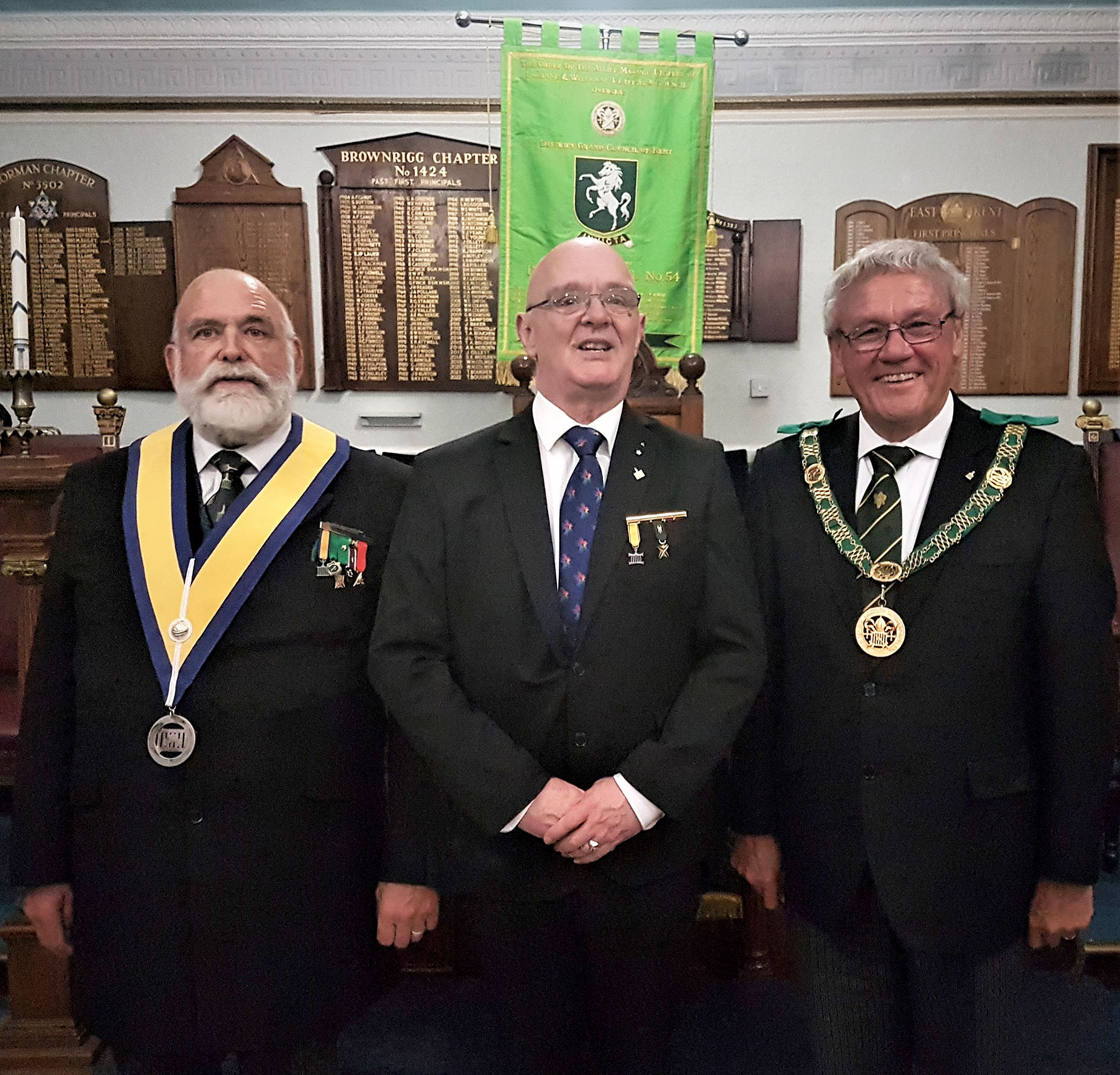 The District Grand Prefect Visits Invicta Council 54