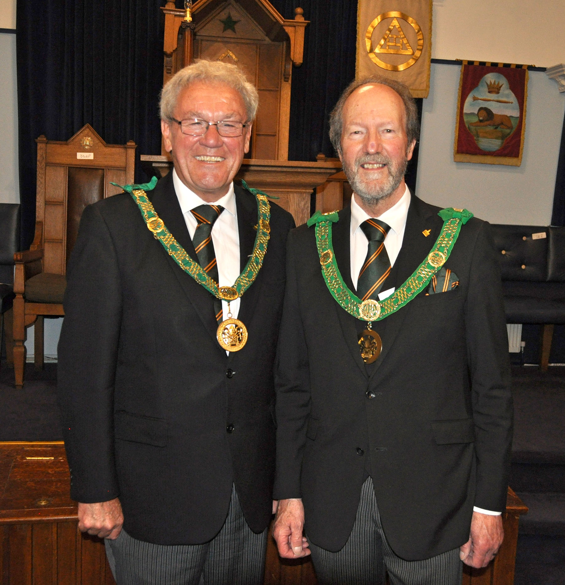 R. W. Bro's. Barry Slade (DGP for Devon & Cornwall) and Brian Ward