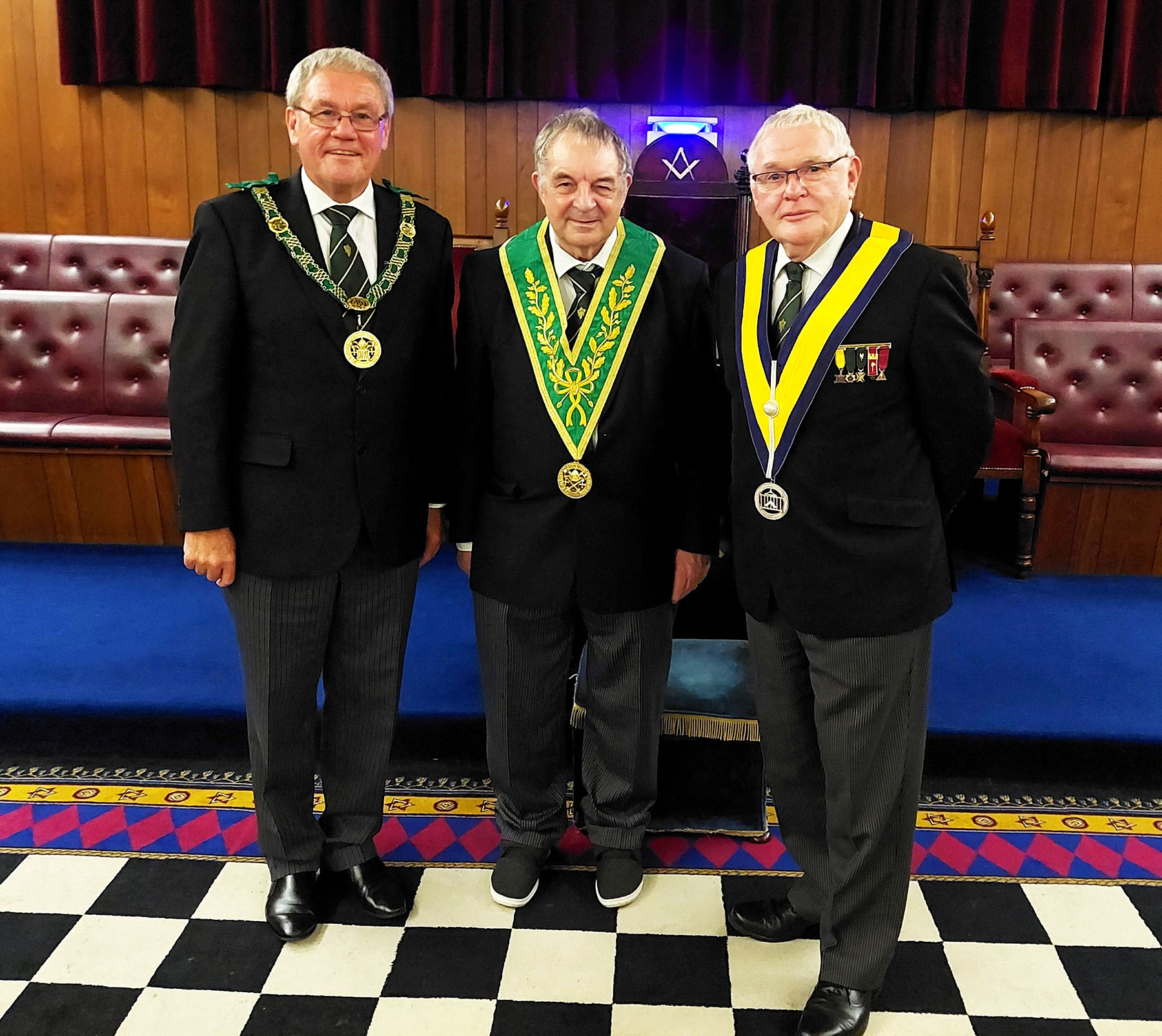 The District Grand Prefect  visits White Cliffs of Dover Council No 210