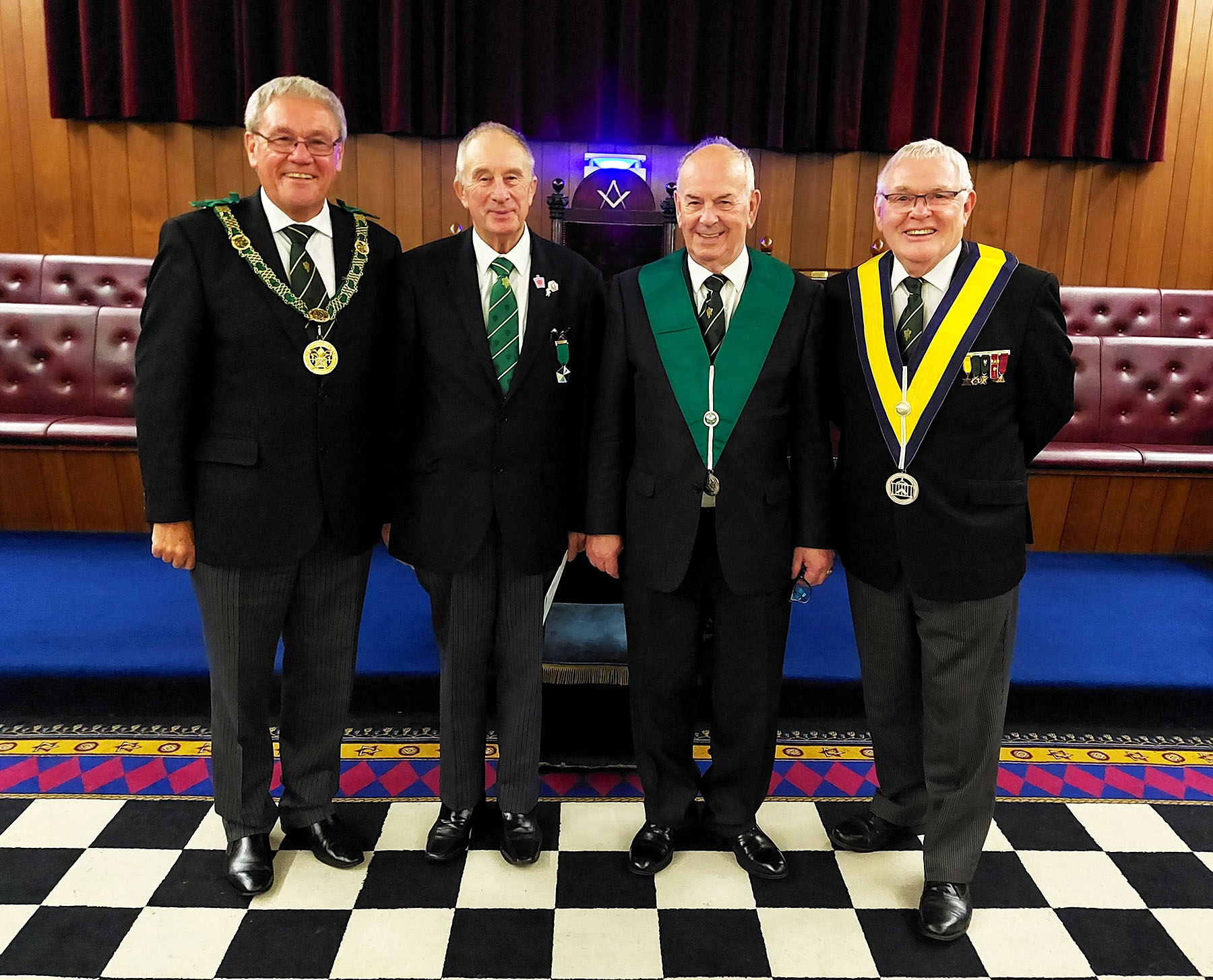 The District Grand Prefect  visits White Cliffs of Dover Council No 210