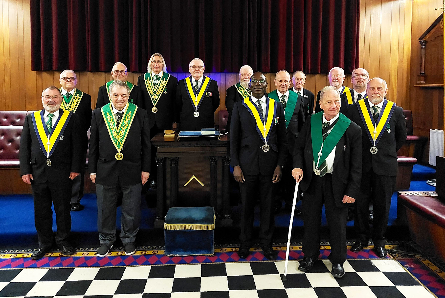 The District Grand Prefect  visits White Cliffs of Dover Council No 210