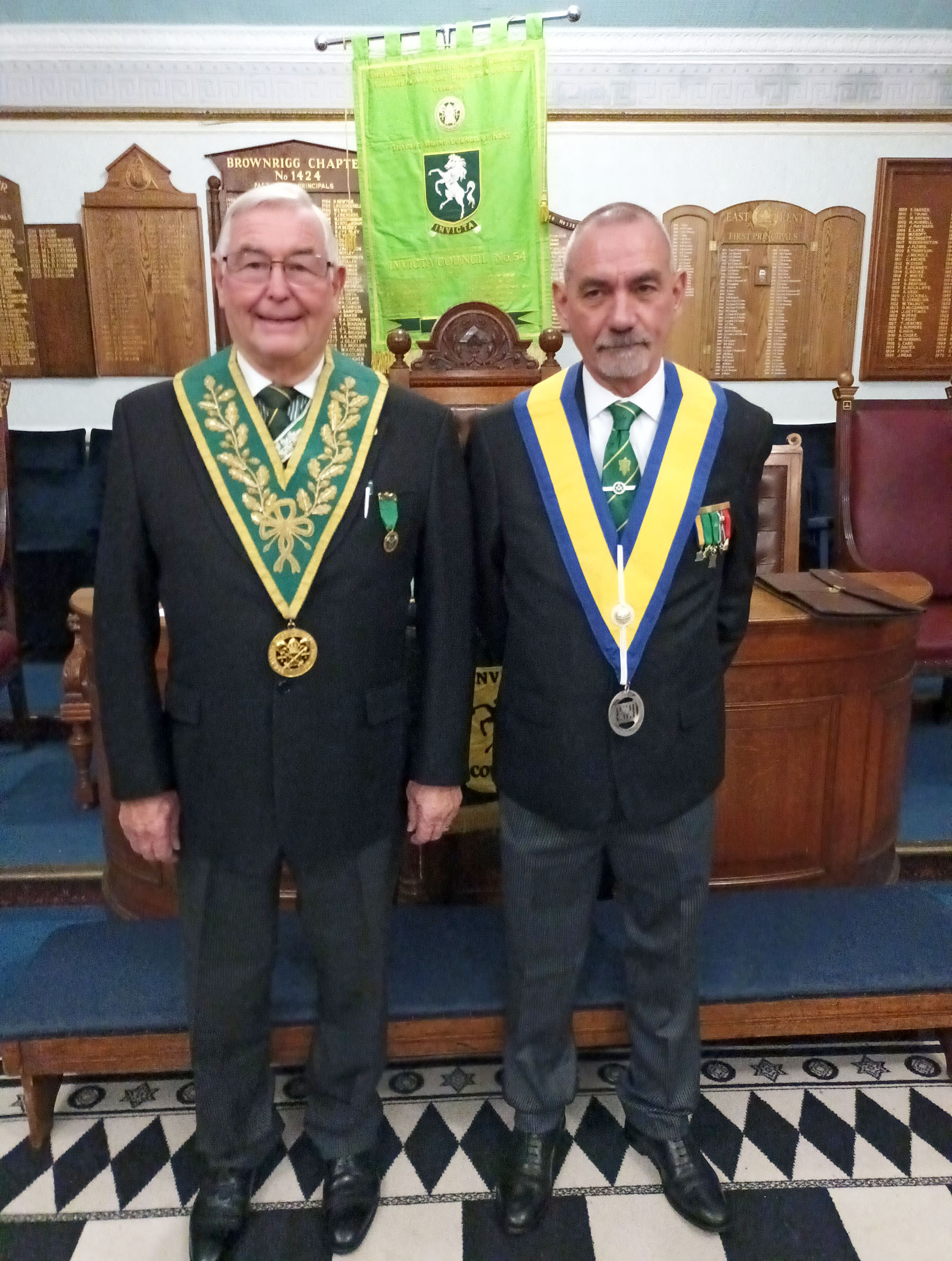 A visit to Invicta Council 54 for the Installation of Bro. Neville Fouries