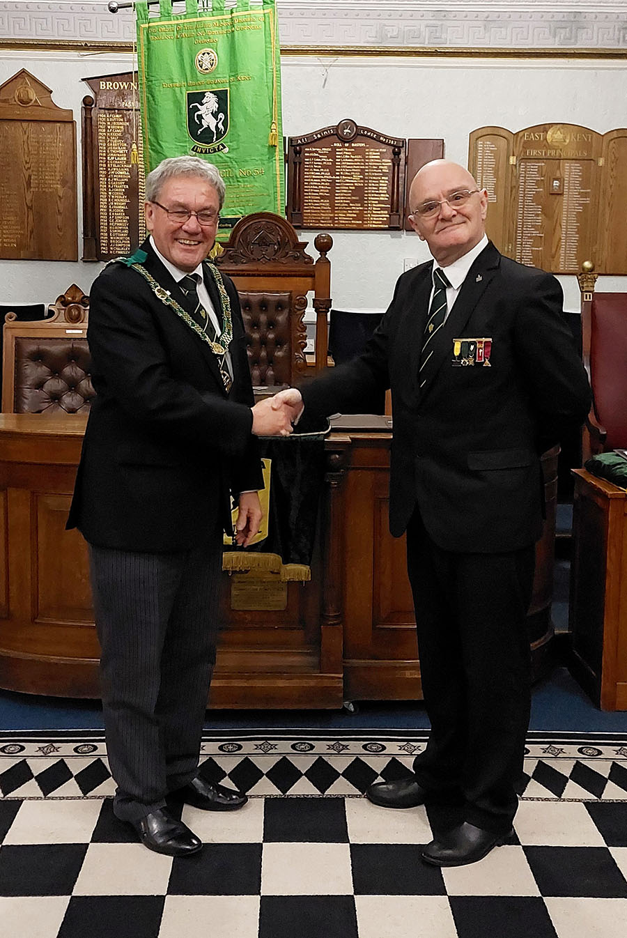 Canterbury Council 65 Perform the Grand Tilers of Soloman followed by an Installation