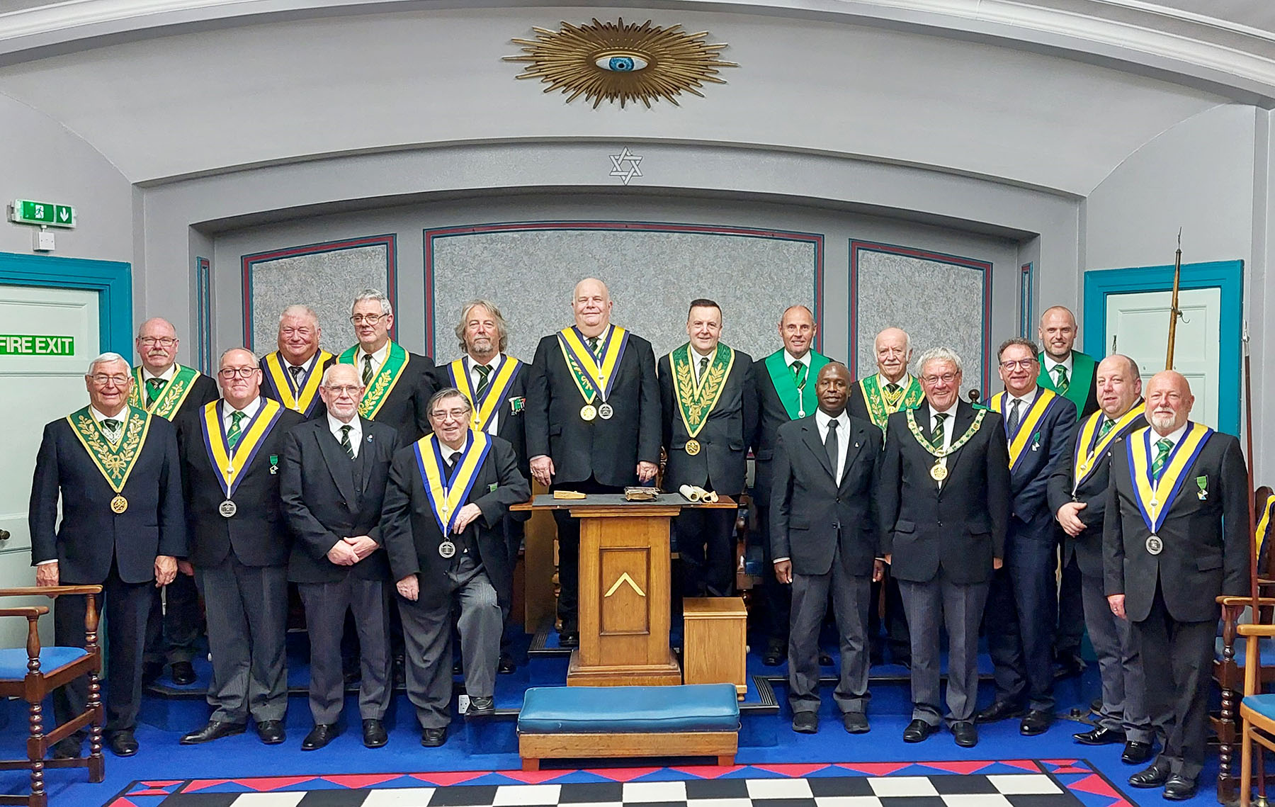 Members of the Hartley Council with the D.G.P. and the Dep. D. G. P.