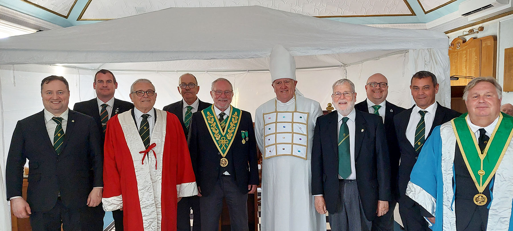 Principle Officers and Candidates for the Grand High Priest Ceremony