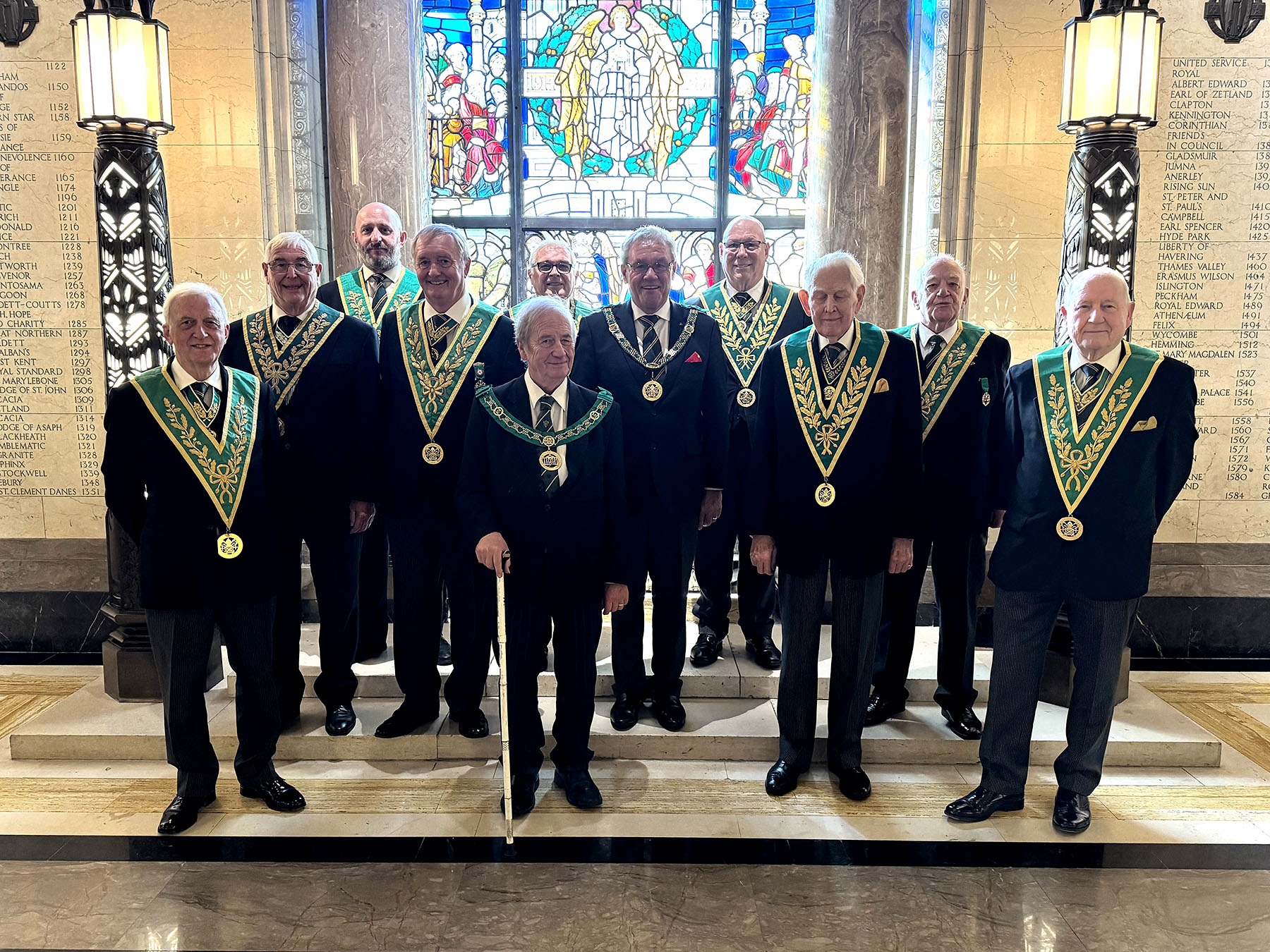 The Kent Deligation for the Grand Council Meeting