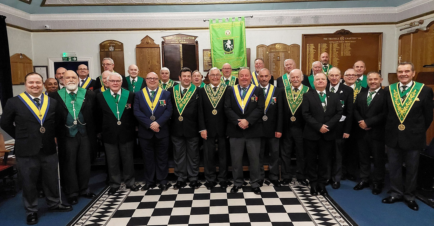 Brethren for the Invicta Council with their Guests and Visitors