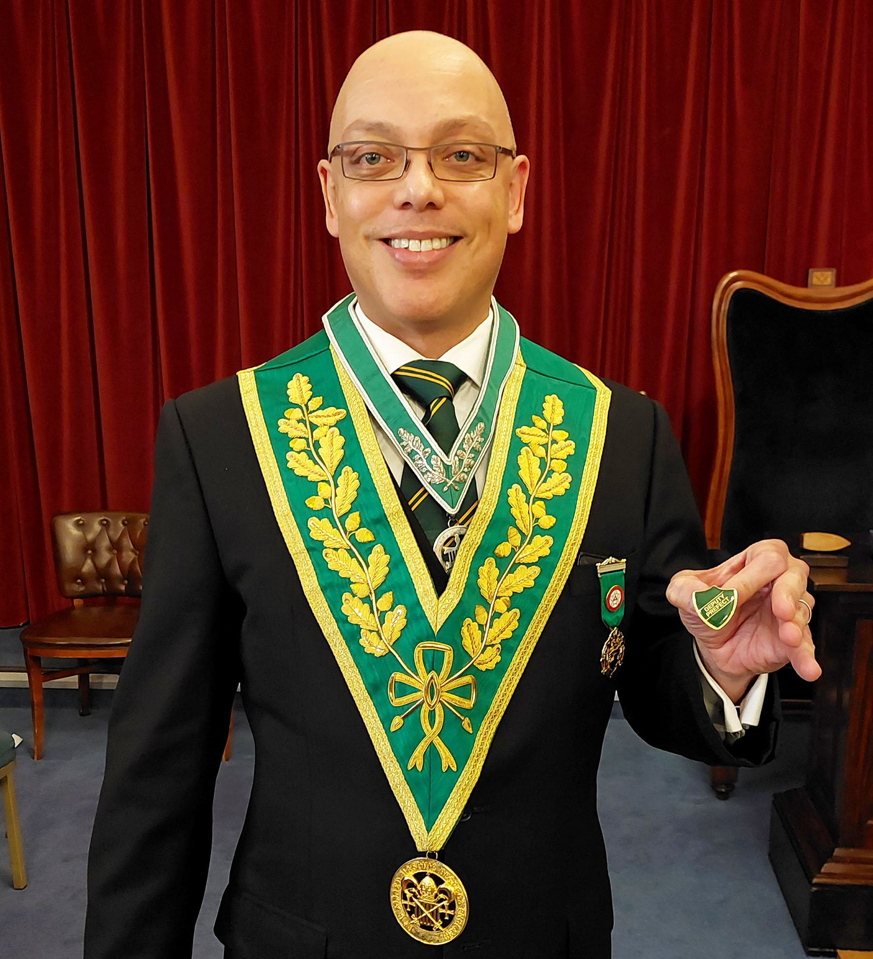 W.Bro. Scott Cargill, The new Deputy D.G.P. for the AMD district of London