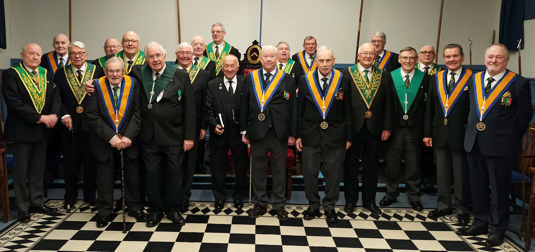 Members of the Paddock Woood Council with their Guest and visitors