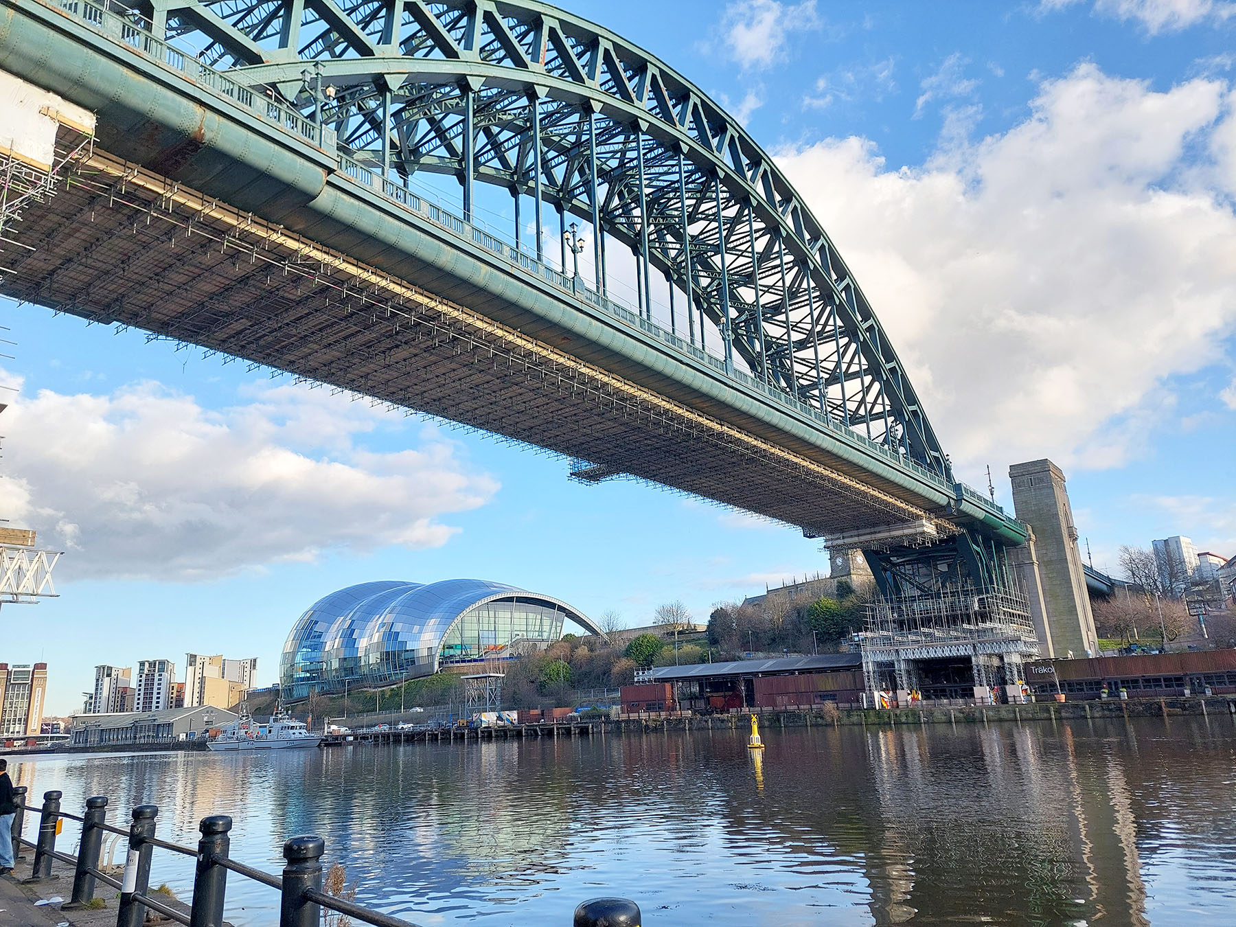 The iconic Tyne Bridge in Newcastle