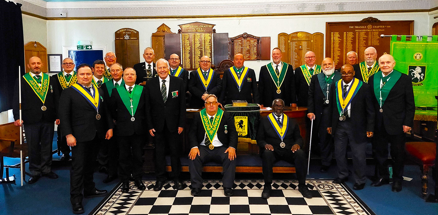 The Brethren of the Invicta Council with their guests and visitors