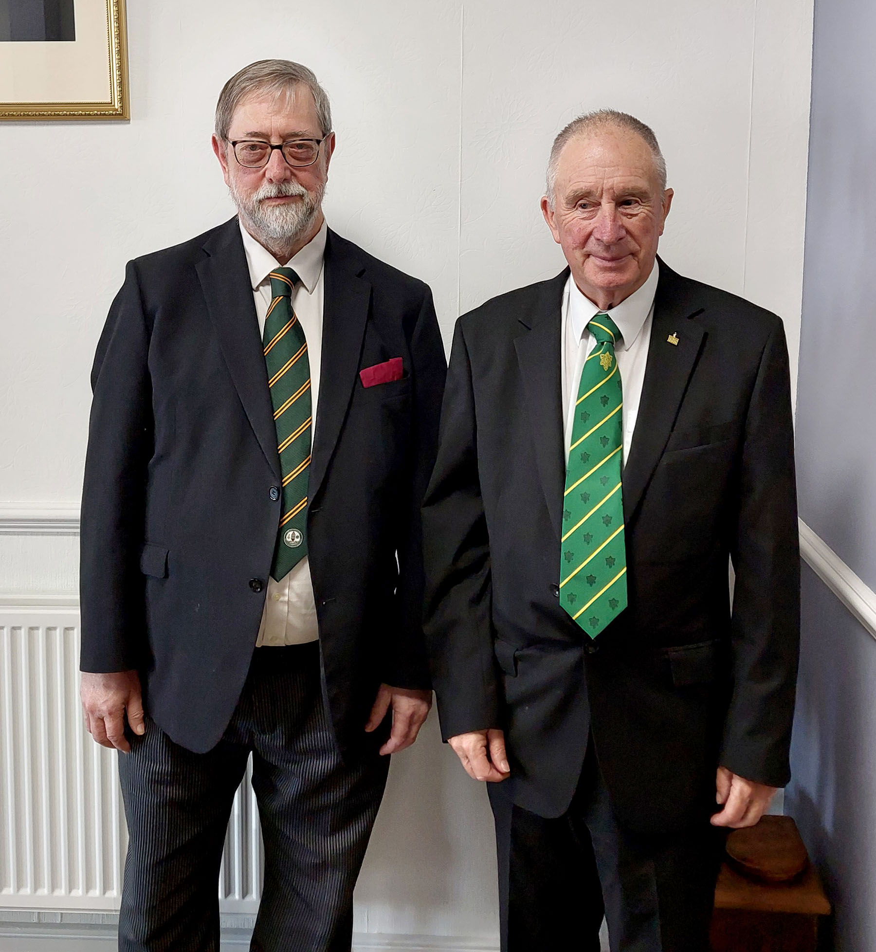 The Visitors, W.Bro. Tony Lewis and Bro. Peter Hayler