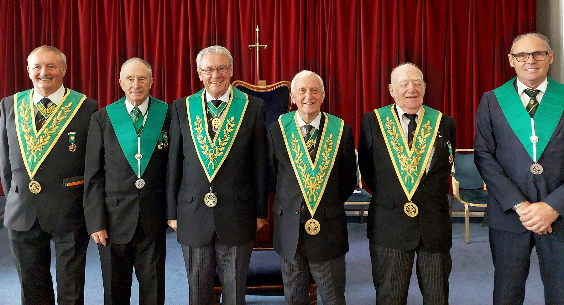 Brethren from Kent attending the Grand Masters Centenary Council 100