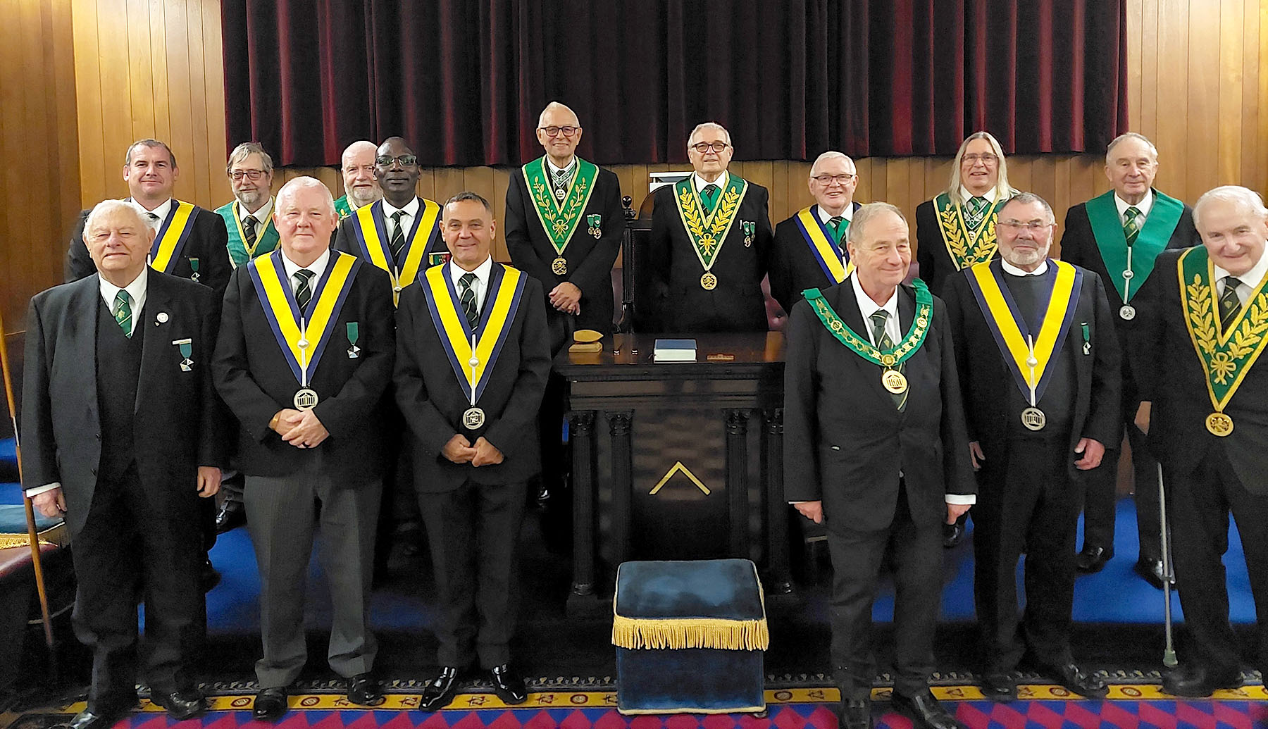 The Worshipfull Master and Brethren of the Council with their Guests and Visitors