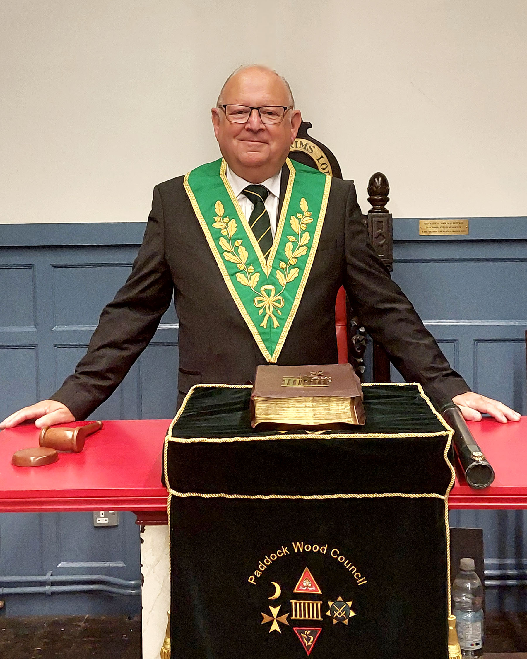 W.Bro. Peter Williams P.G.St.B. in the Allied Masonic Degrees
