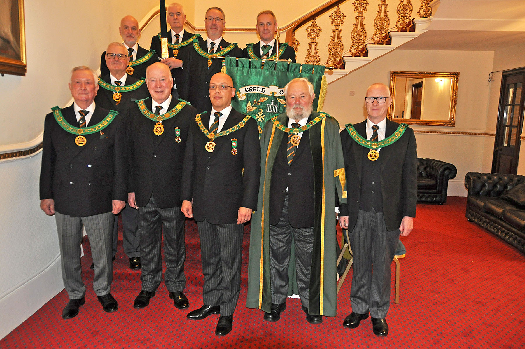 The Grand Master with his team