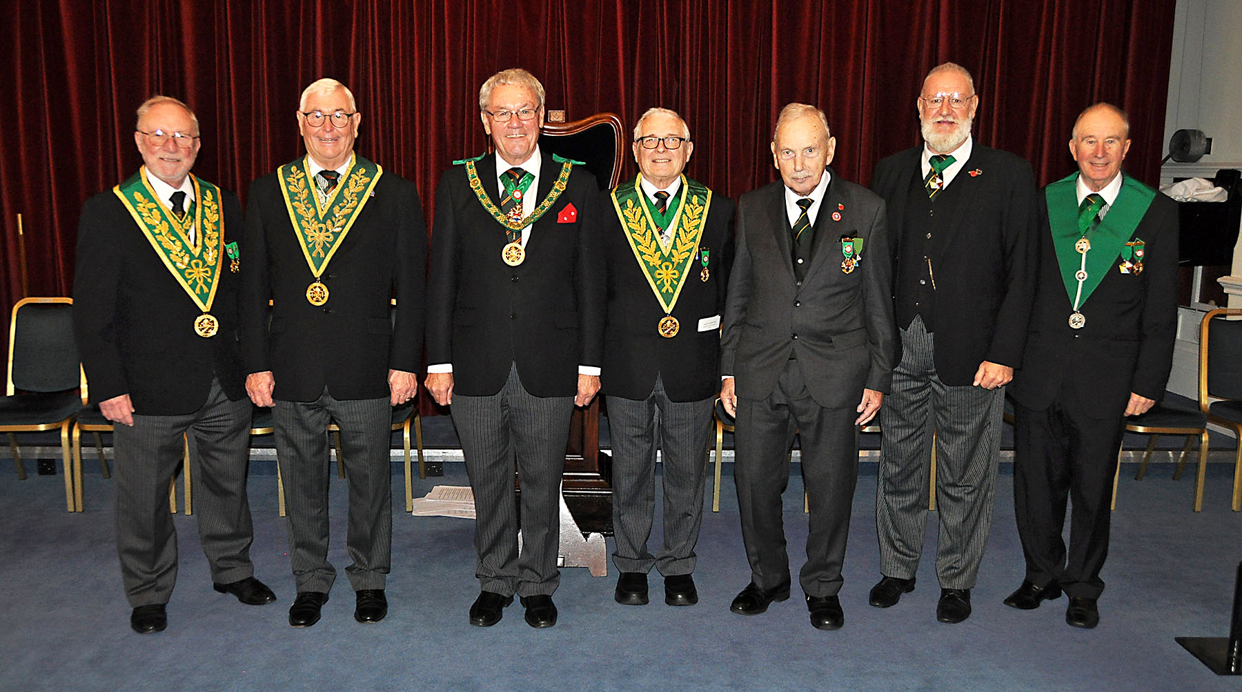 A few of the many brethren from Kent who attended the meeting
