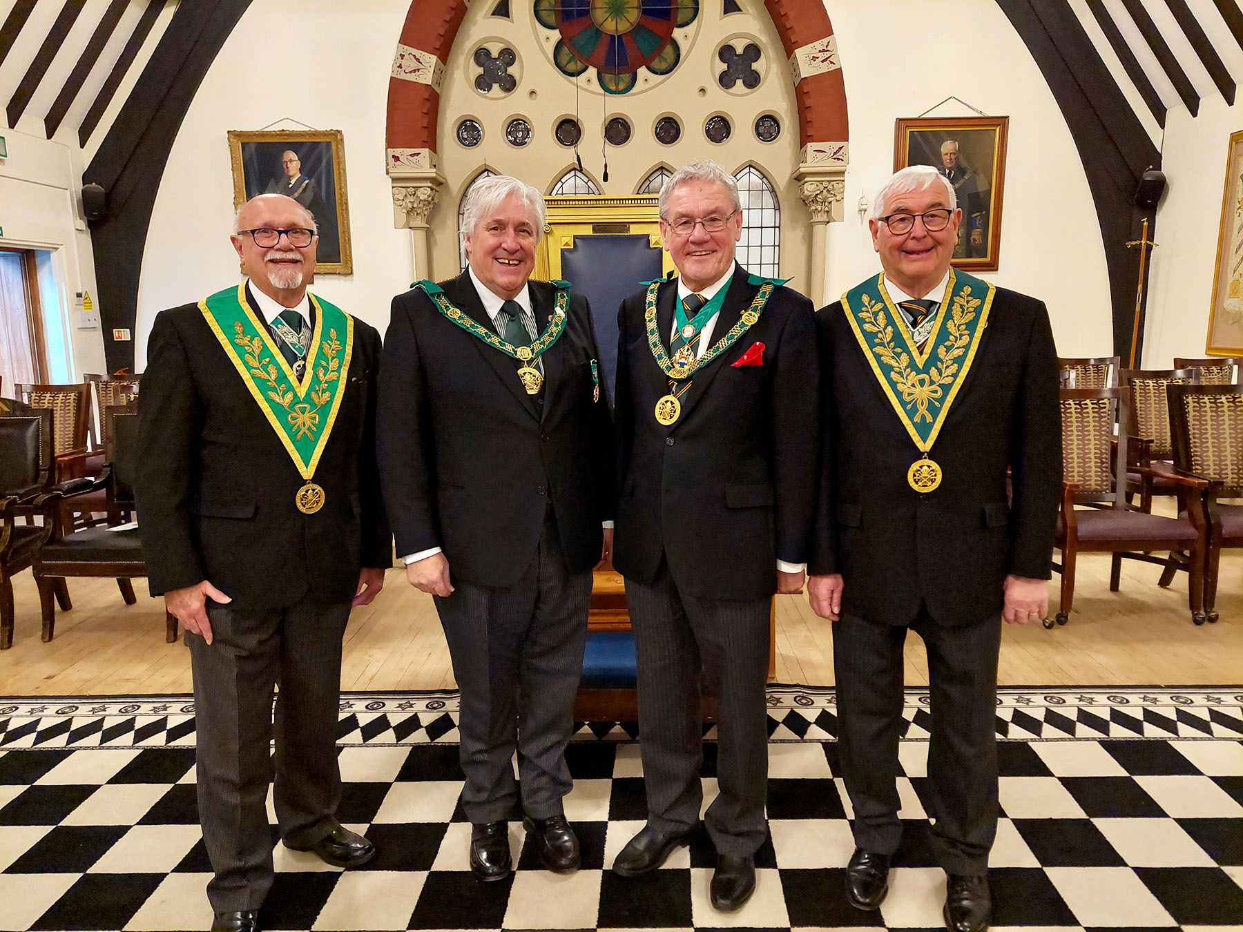 The D.G.P's from Surrey and Kent with their Deputies