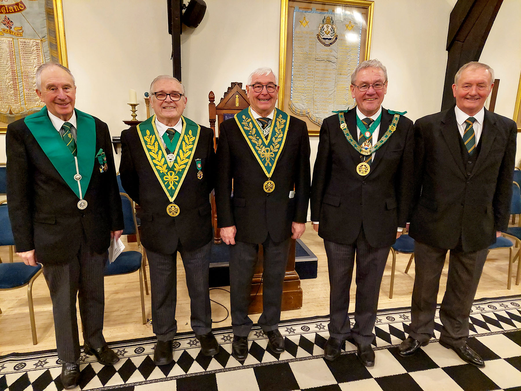 A few of the Brethren from Kent who attended the meeting