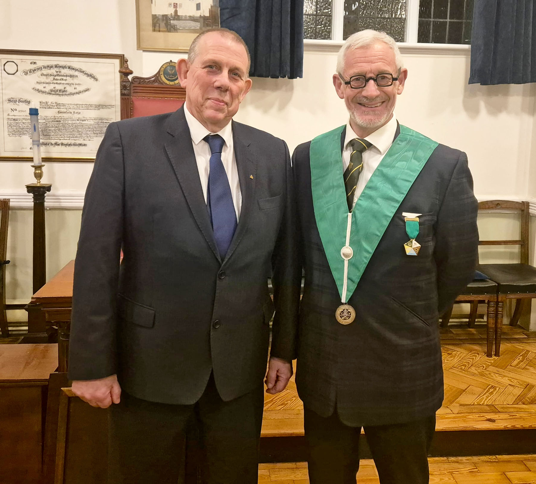 Martyn Summers and Ivor Spencer