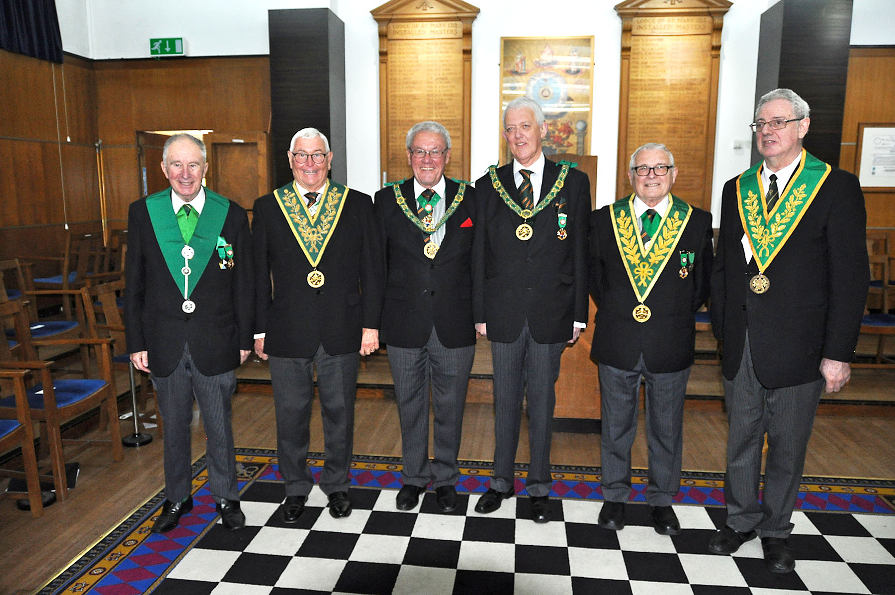 The Kent Contingent are welcomed by the D.G.P for  Essex R.W.Bro. Jeffrey Conway