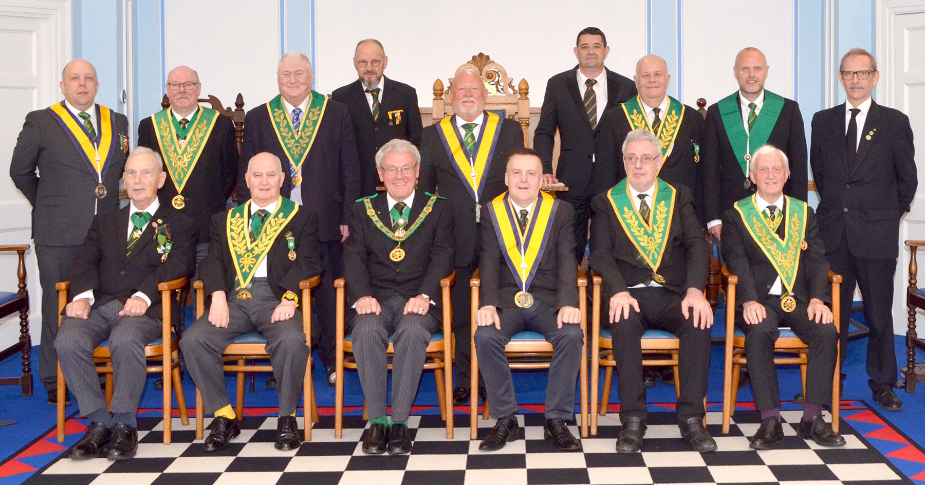 Members for the Hartley Council with the D.G.P